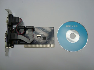 PCI to Serial Port x2 COM 9Pin RS232 Expand Card Adapter